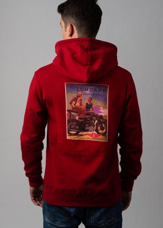 Zündapp Hoodie - dunkelrot